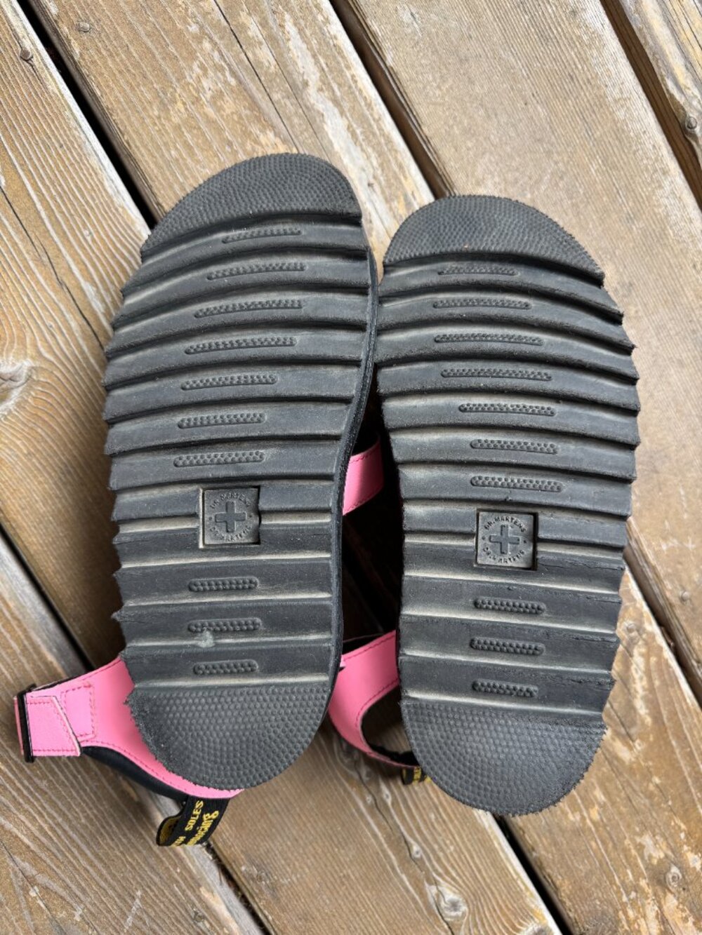 Dr. Martens Blaire Pink Hydro Leather Strap Sandals in Women's 7 - Picture 11 of 11